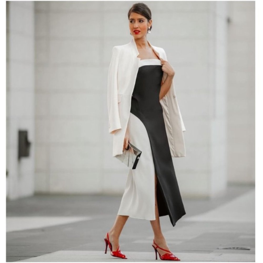 NWT Zara LTD Wool Blend Combination Dress